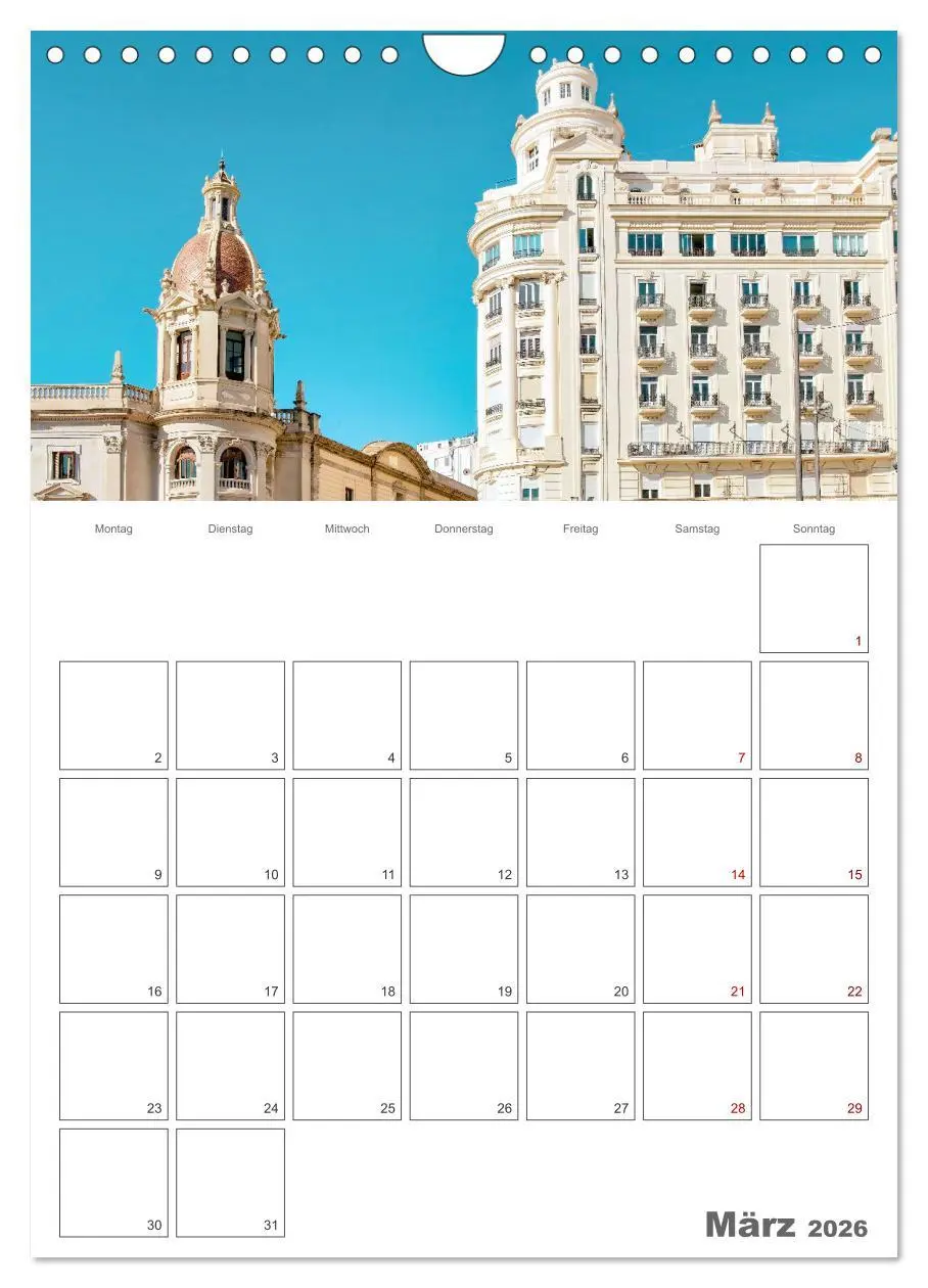 Bild: 9783516345780 | Valencia - Reiseplaner (Wandkalender 2026 DIN A4 hoch), CALVENDO...