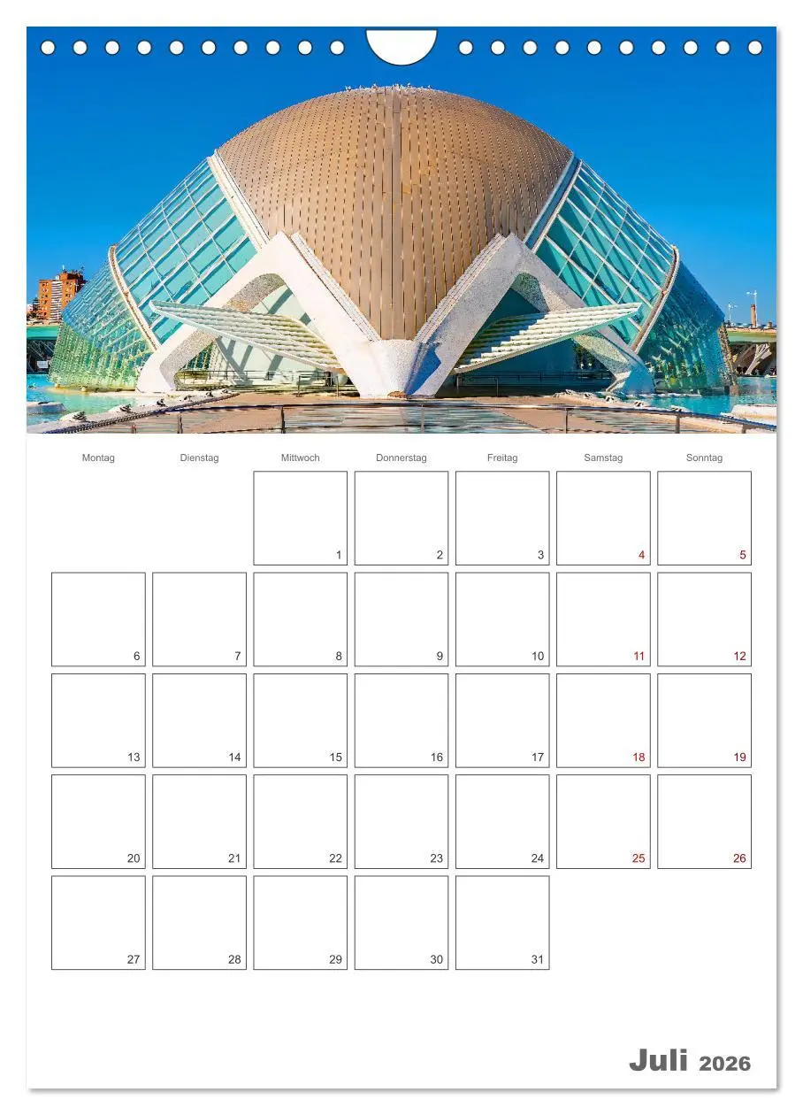 Bild: 9783516345780 | Valencia - Reiseplaner (Wandkalender 2026 DIN A4 hoch), CALVENDO...