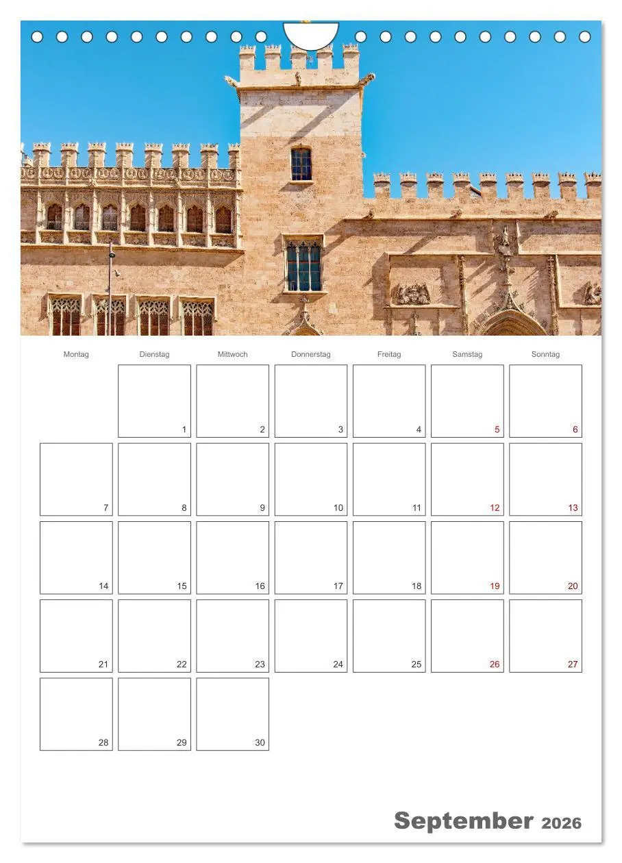 Bild: 9783516345780 | Valencia - Reiseplaner (Wandkalender 2026 DIN A4 hoch), CALVENDO...