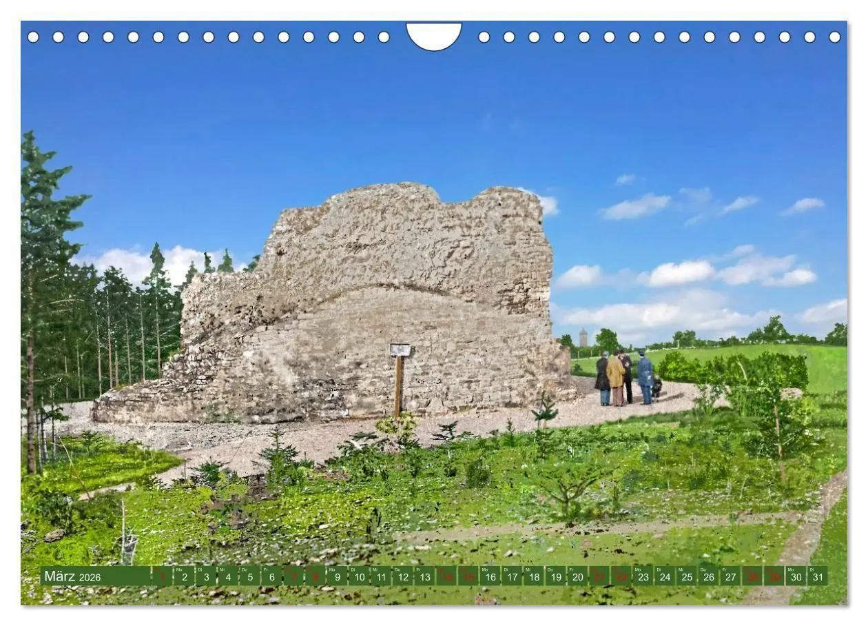 Bild: 9783516725780 | Aschersleben um 1900 - Auf der alten Burg - Kolorierte...