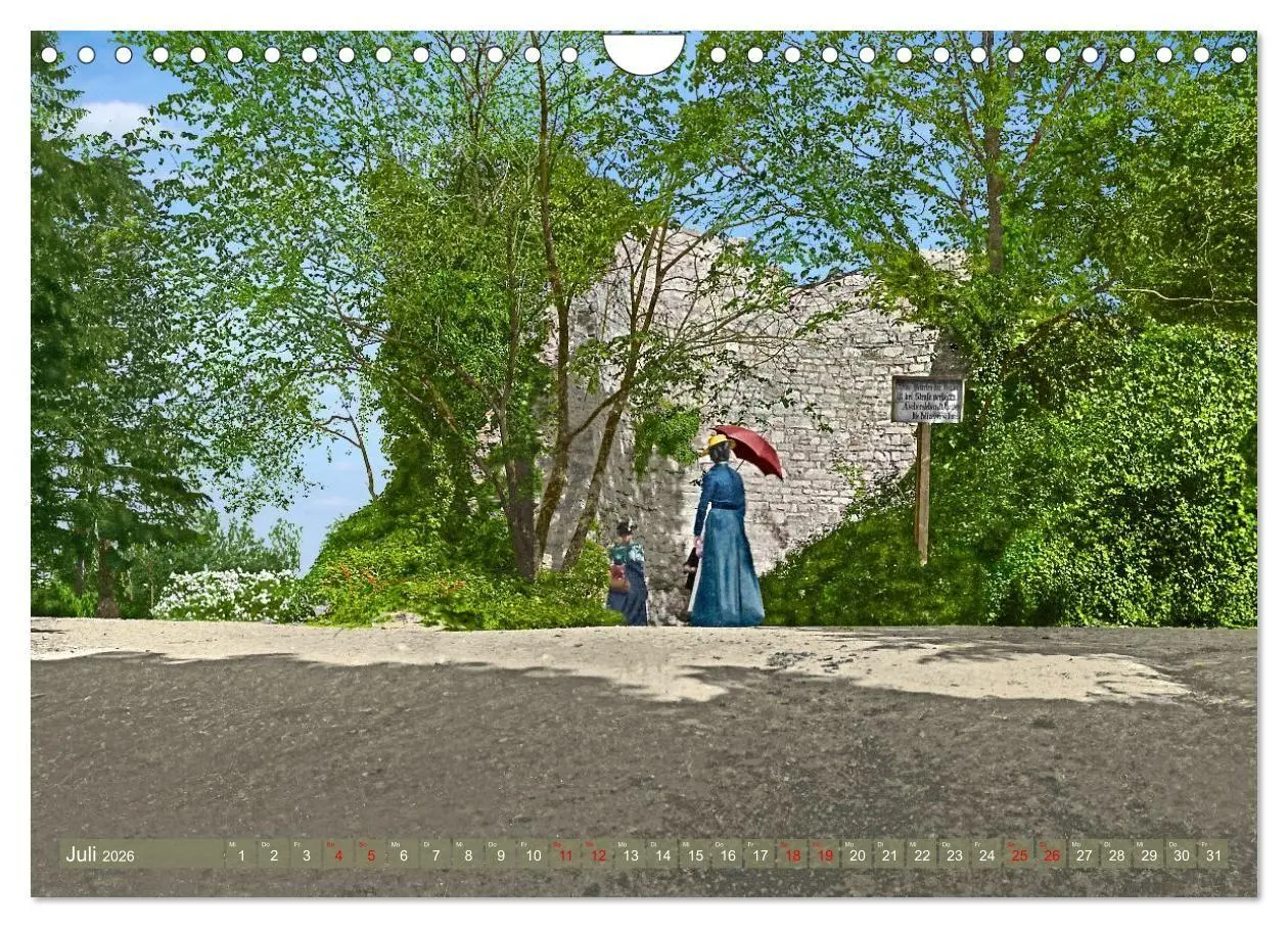 Bild: 9783516725780 | Aschersleben um 1900 - Auf der alten Burg - Kolorierte...