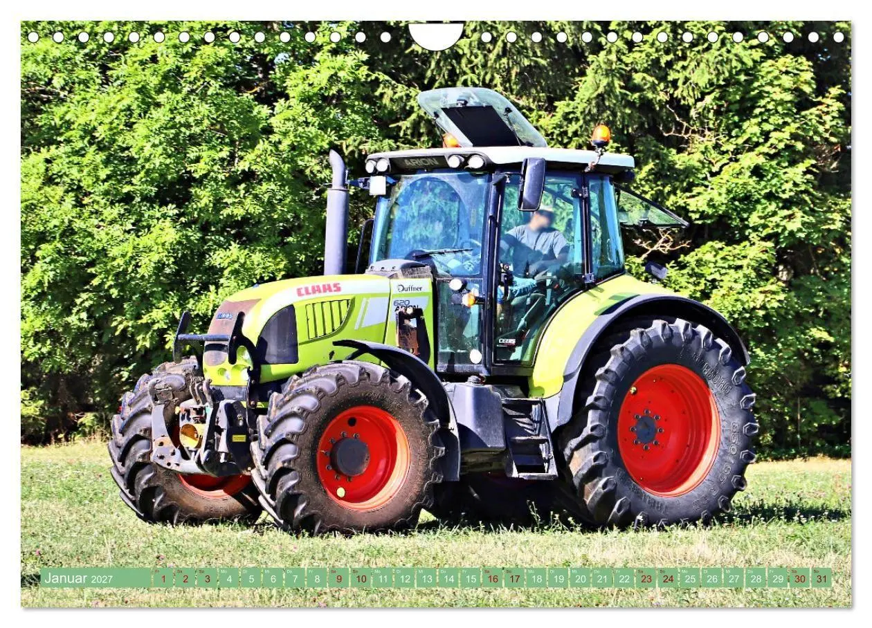 Bild: 9783569365780 | Männerspielzeug Traktor Inspirationen (Wandkalender 2027 DIN A4...