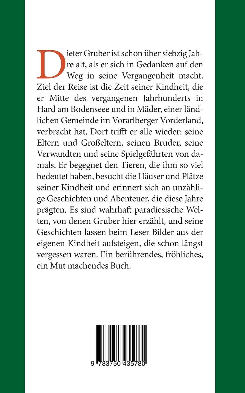 Rückseite: 9783750435780 | Eine Kindheit in Mäder | Erinnerungen an ein Paradies | Dieter Gruber