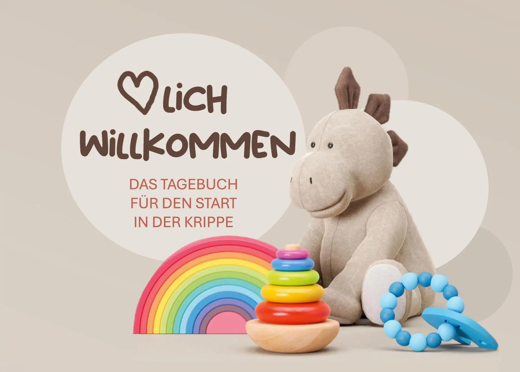 Cover: 9783819215780 | Herzlich willkommen: Das Tagebuch für den Start in der Krippe | Buch