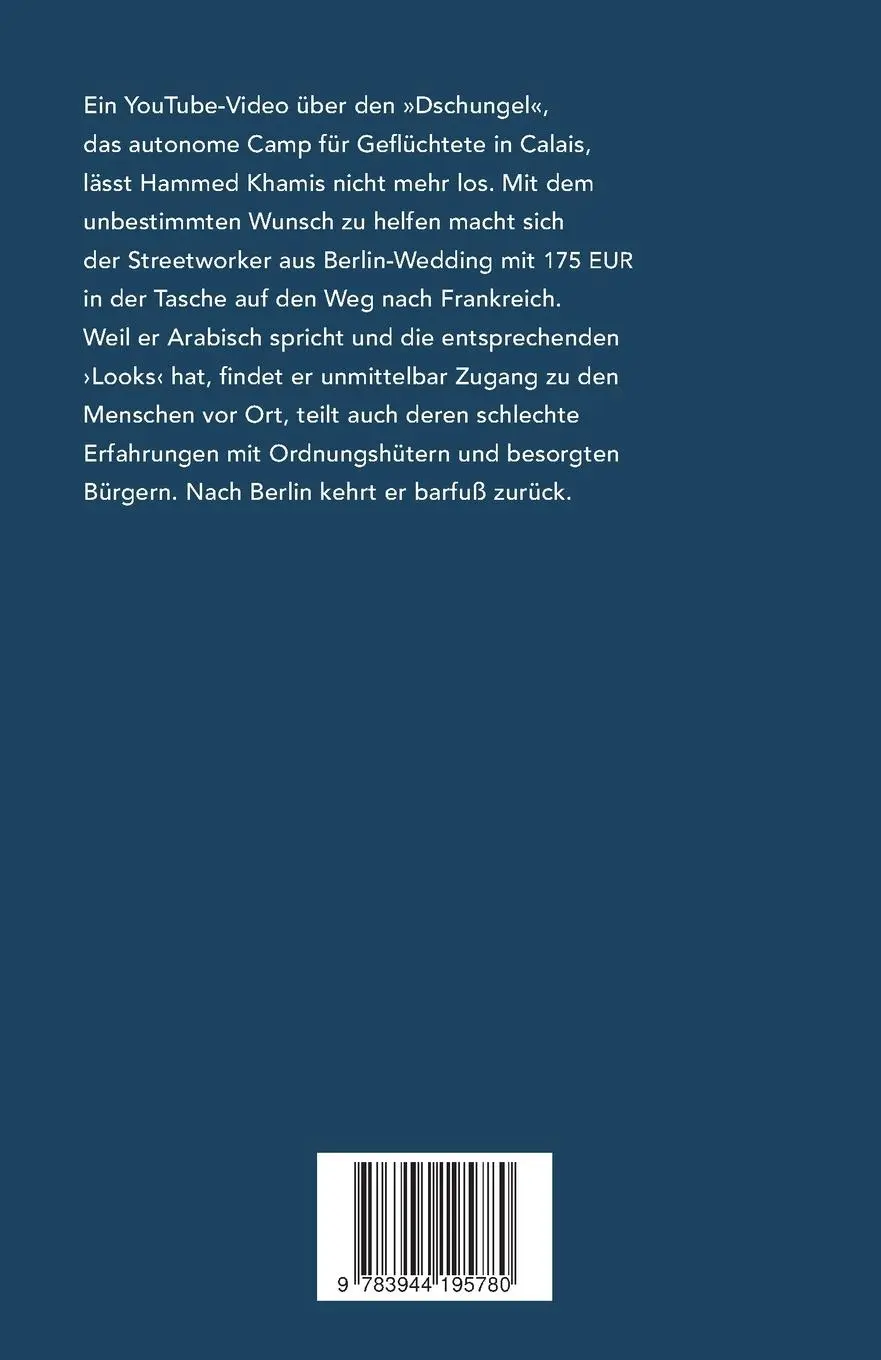 Rückseite: 9783944195780 | I am not animal | Die Schande von Calais | Hammed Khamis | Taschenbuch