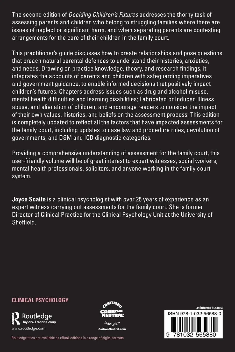 Rückseite: 9781032565880 | Deciding Children's Futures | Joyce Scaife | Taschenbuch | Englisch