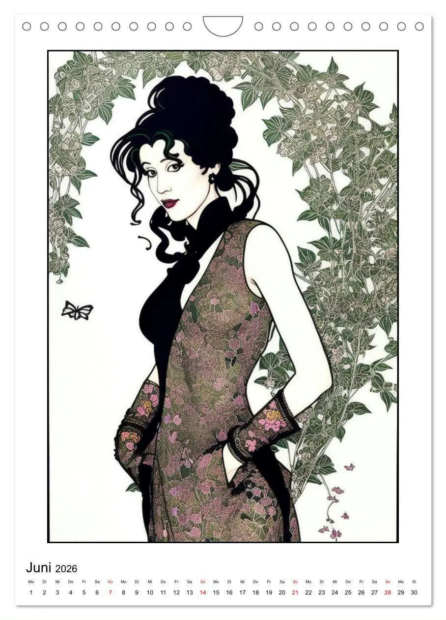 Bild: 9783457245880 | Frauen in zarten Linien (Wandkalender 2026 DIN A4 hoch), CALVENDO...