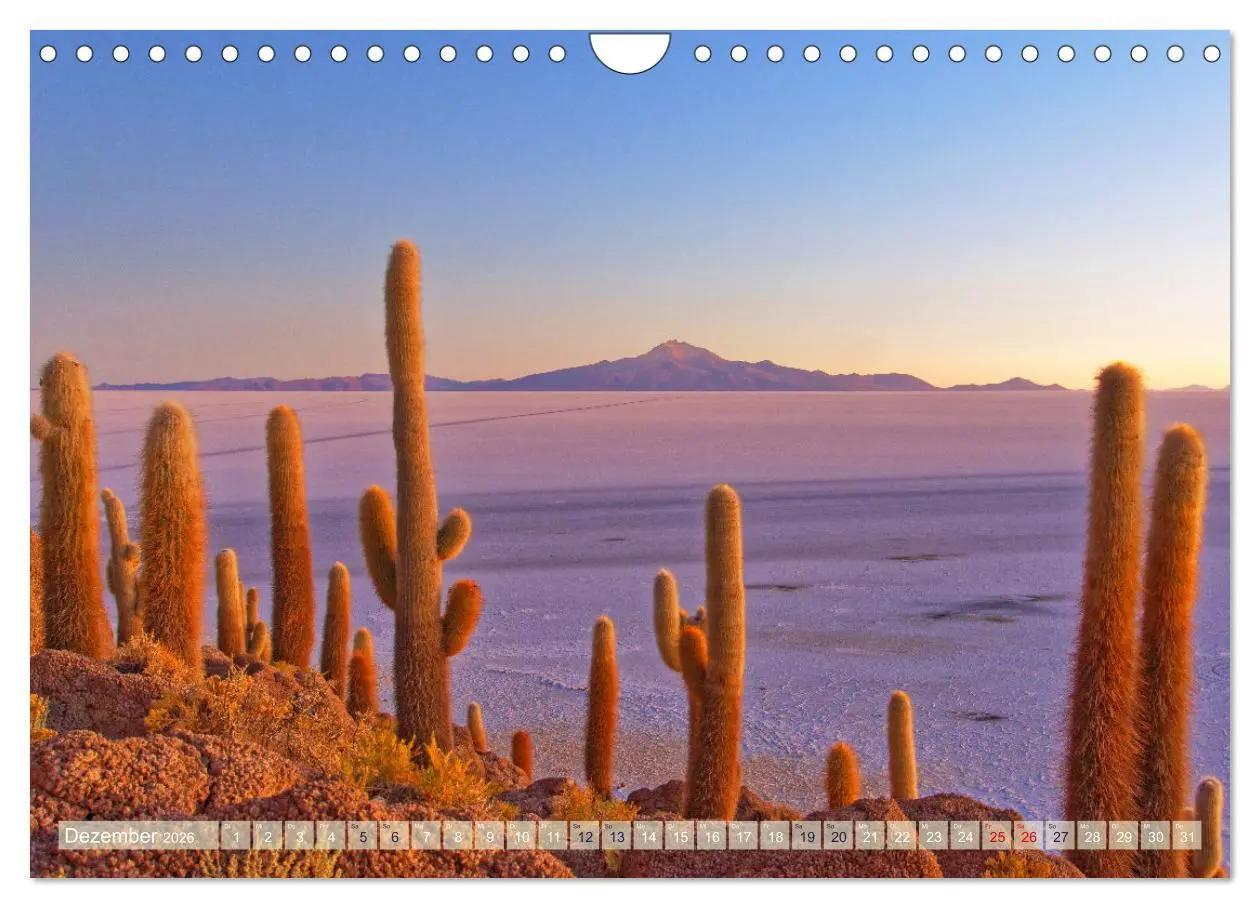Bild: 9783457315880 | Entdecke Bolivien (Wandkalender 2026 DIN A4 quer), CALVENDO...
