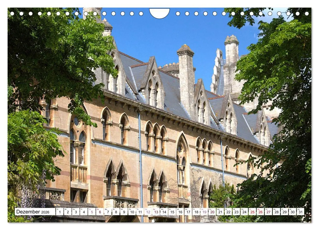 Bild: 9783516645880 | Oxford - die Harry Potter Stadt (Wandkalender 2026 DIN A4 quer),...