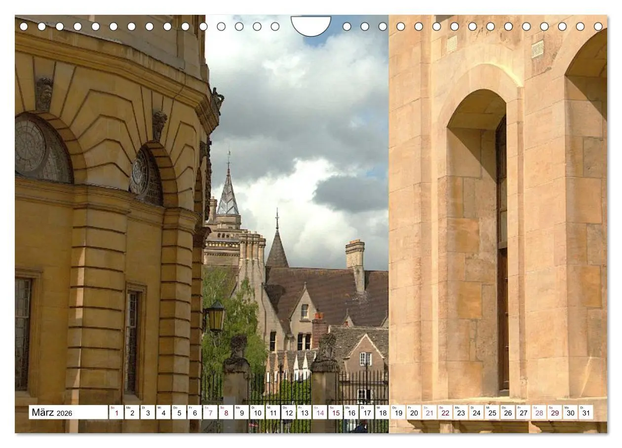 Bild: 9783516645880 | Oxford - die Harry Potter Stadt (Wandkalender 2026 DIN A4 quer),...