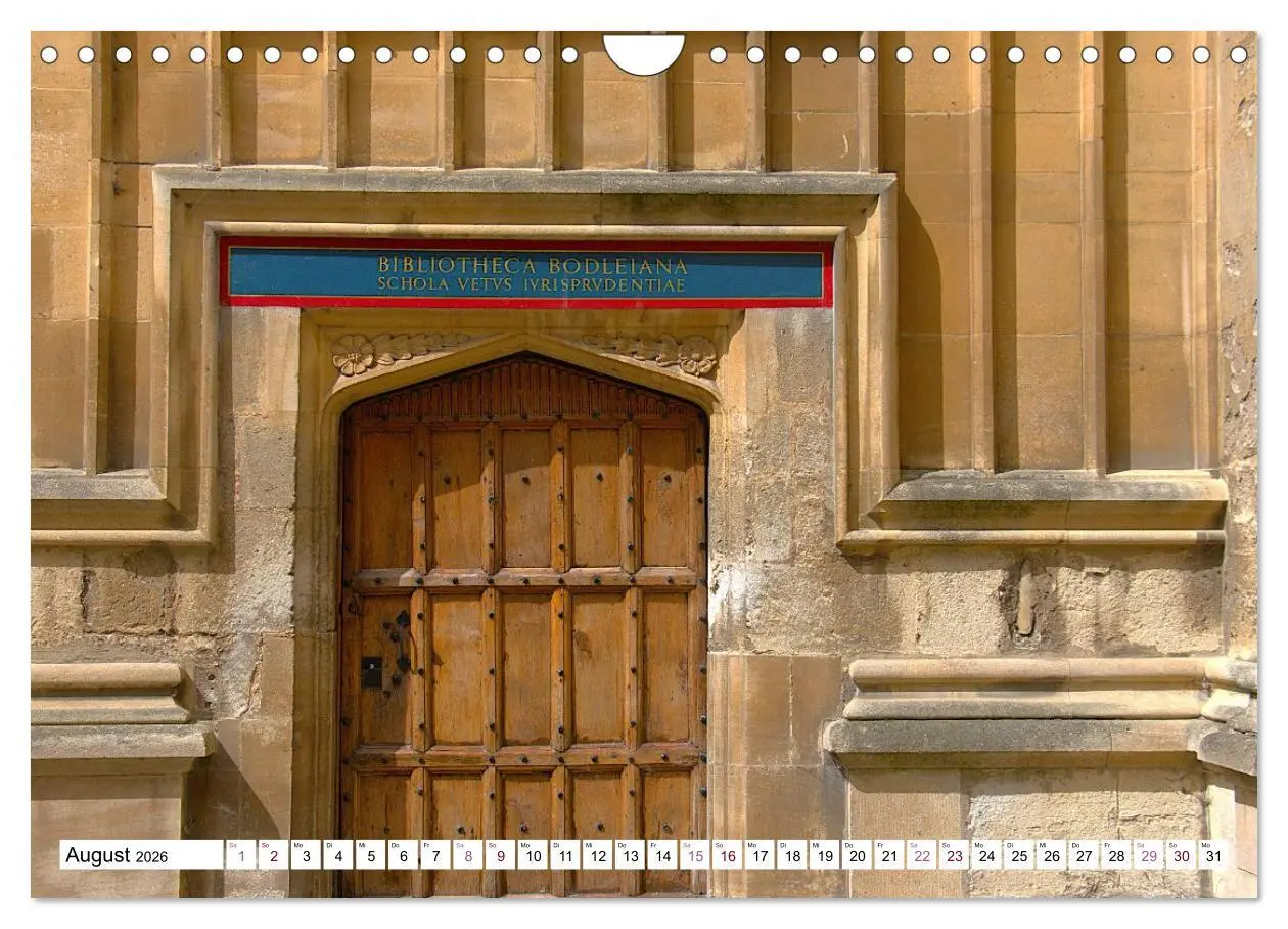 Bild: 9783516645880 | Oxford - die Harry Potter Stadt (Wandkalender 2026 DIN A4 quer),...