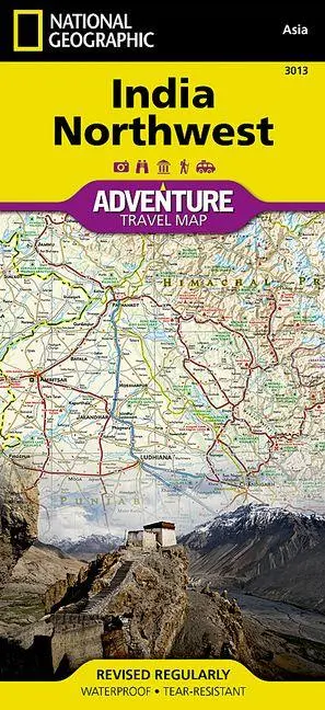Cover: 9781566955980 | India Northwest Map | National Geographic Maps | (Land-)Karte | 2013