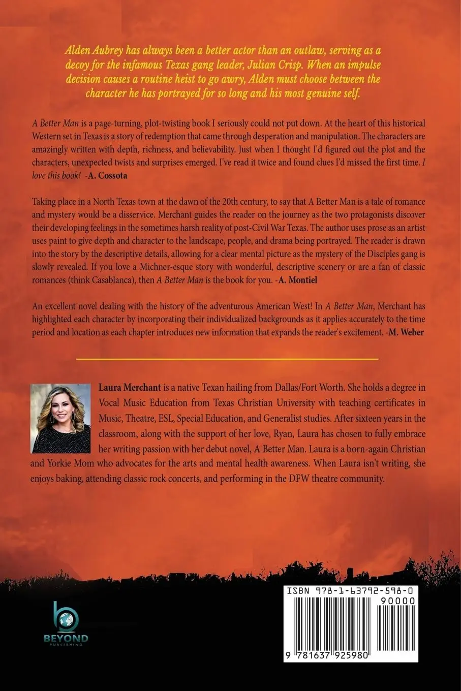 Rückseite: 9781637925980 | A BETTER MAN | Laura Merchant | Taschenbuch | Englisch | 2023
