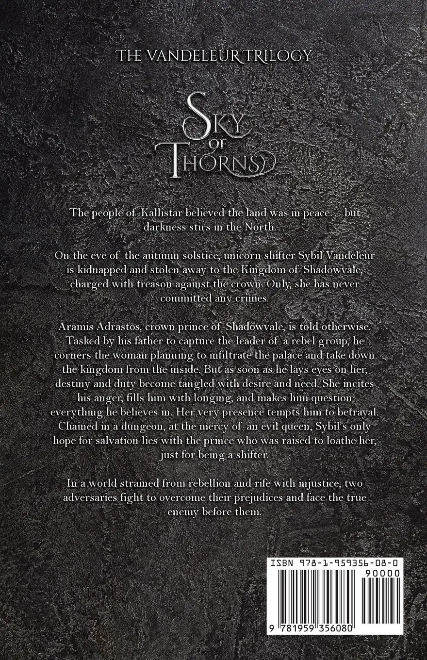 Rückseite: 9781959356080 | Sky of Thorns | An epic fantasy romance | Fleur Devillainy | Buch