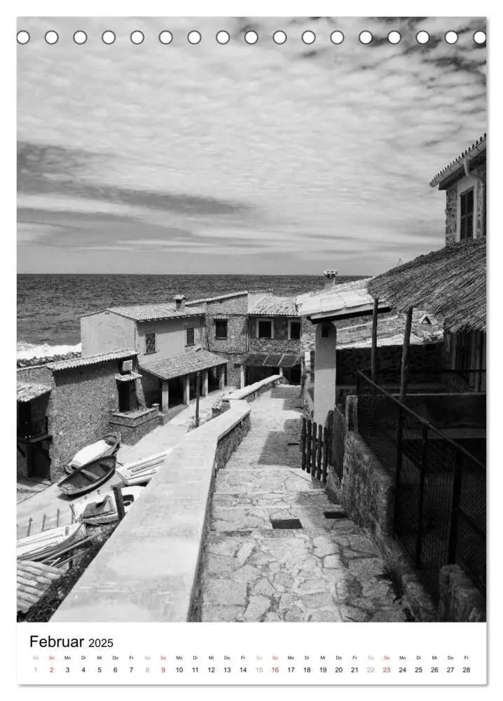 Bild: 9783457056080 | Mallorca Impressionen in schwarz-weiß (Tischkalender 2025 DIN A5...