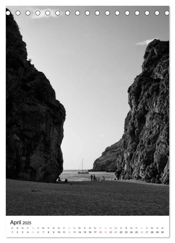 Bild: 9783457056080 | Mallorca Impressionen in schwarz-weiß (Tischkalender 2025 DIN A5...