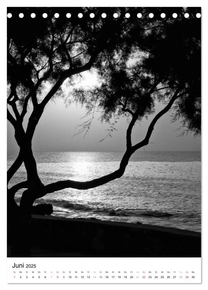 Bild: 9783457056080 | Mallorca Impressionen in schwarz-weiß (Tischkalender 2025 DIN A5...