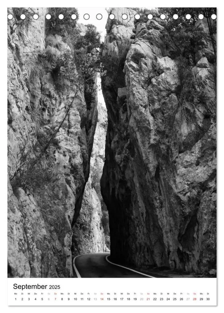 Bild: 9783457056080 | Mallorca Impressionen in schwarz-weiß (Tischkalender 2025 DIN A5...
