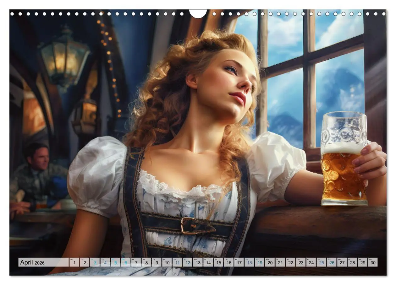 Bild: 9783457506080 | Bierzeltköniginnen - Biergenuss im Dirndl (Wandkalender 2026 DIN A3...