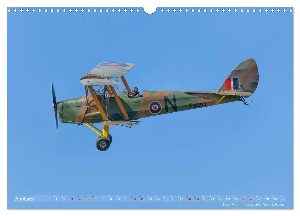 Bild: 9783457676080 | Classic Airplanes (Wandkalender 2026 DIN A3 quer), CALVENDO...