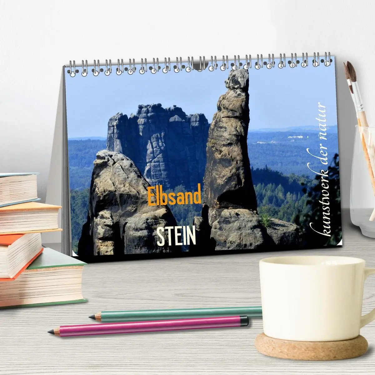 Bild: 9783457986080 | ElbsandSTEIN, kunstwerk der natur (Tischkalender 2026 DIN A5 quer),...