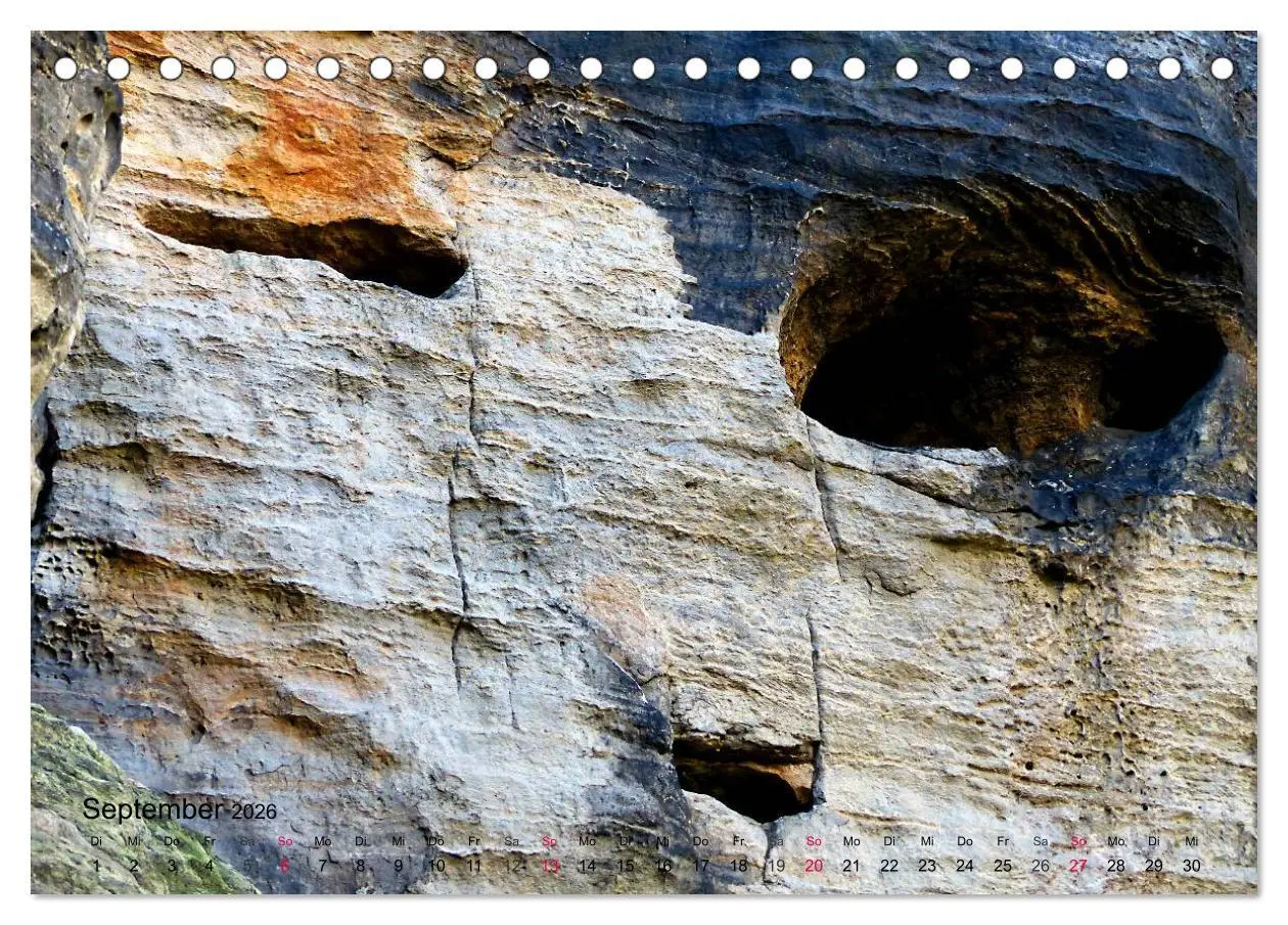 Bild: 9783457986080 | ElbsandSTEIN, kunstwerk der natur (Tischkalender 2026 DIN A5 quer),...