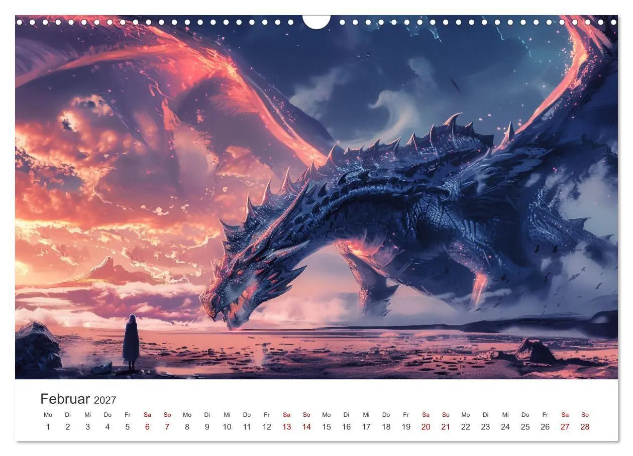 Bild: 9783569166080 | Das Jahr der Drachen (Wandkalender 2027 DIN A3 quer), CALVENDO...