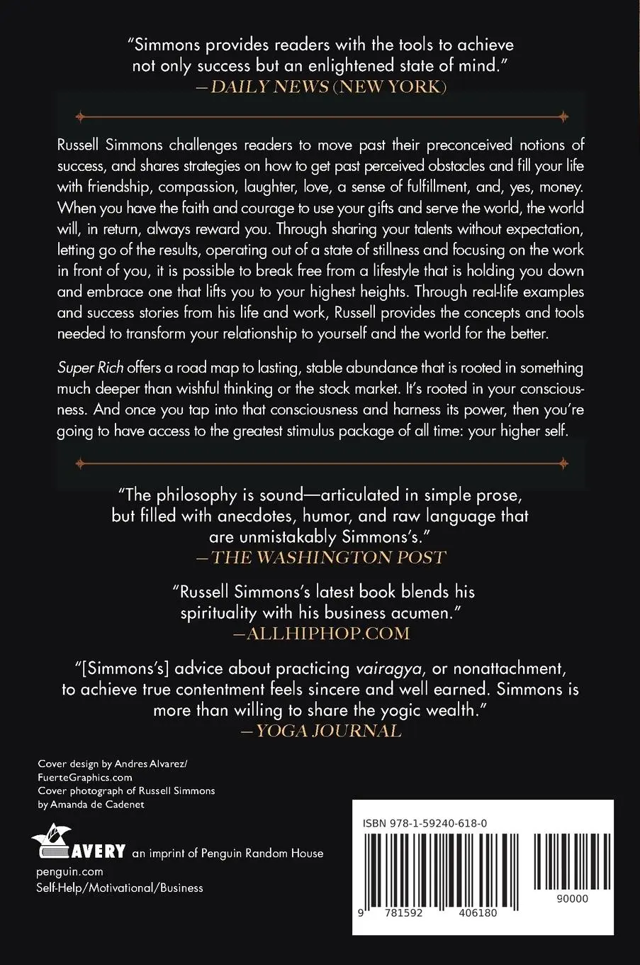 Rückseite: 9781592406180 | Super Rich | A Guide to Having It All | Russell Simmons (u. a.) | Buch