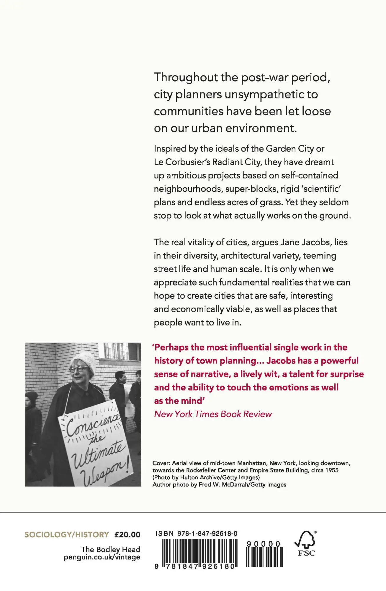 Cover: 9781847926180 | The Death and Life of Great American Cities | Jane Jacobs | Buch