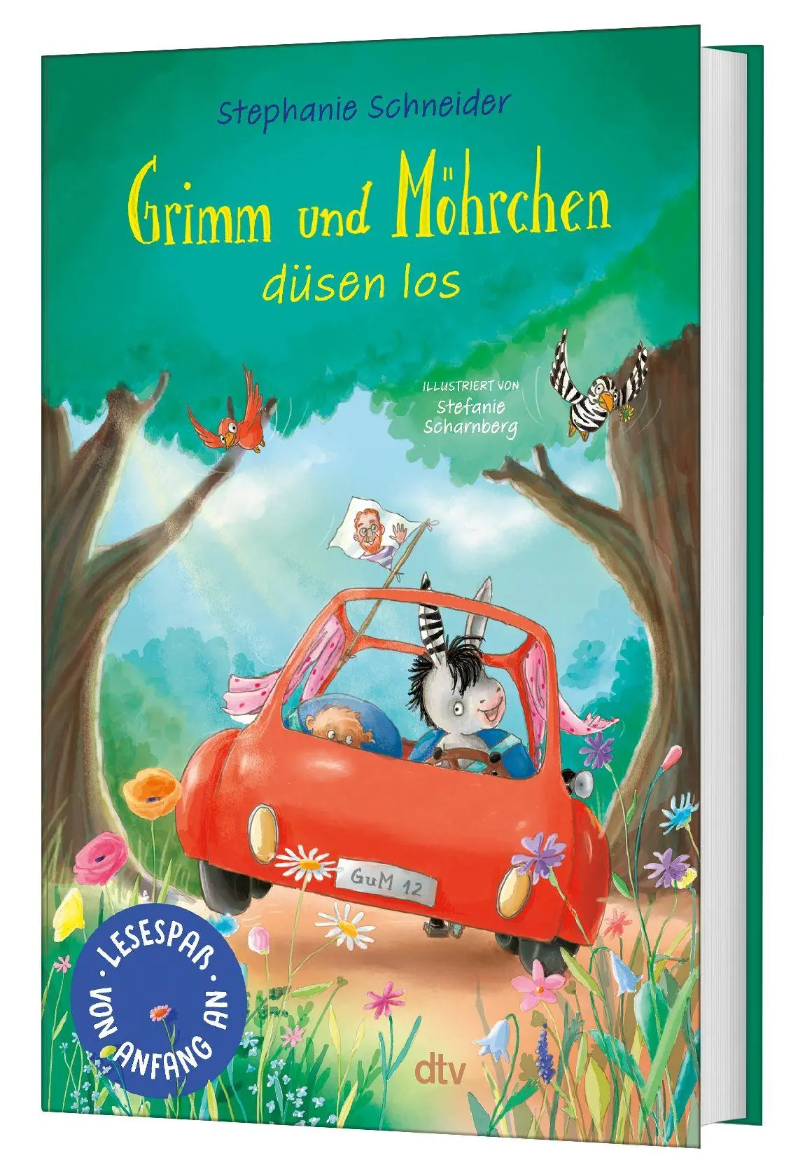 Cover: 9783423766180 | Grimm und Möhrchen düsen los | Stephanie Schneider | Buch | 64 S.