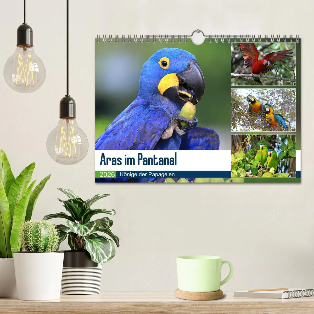 Bild: 9783457806180 | Aras im Pantanal (Wandkalender 2026 DIN A4 quer), CALVENDO...