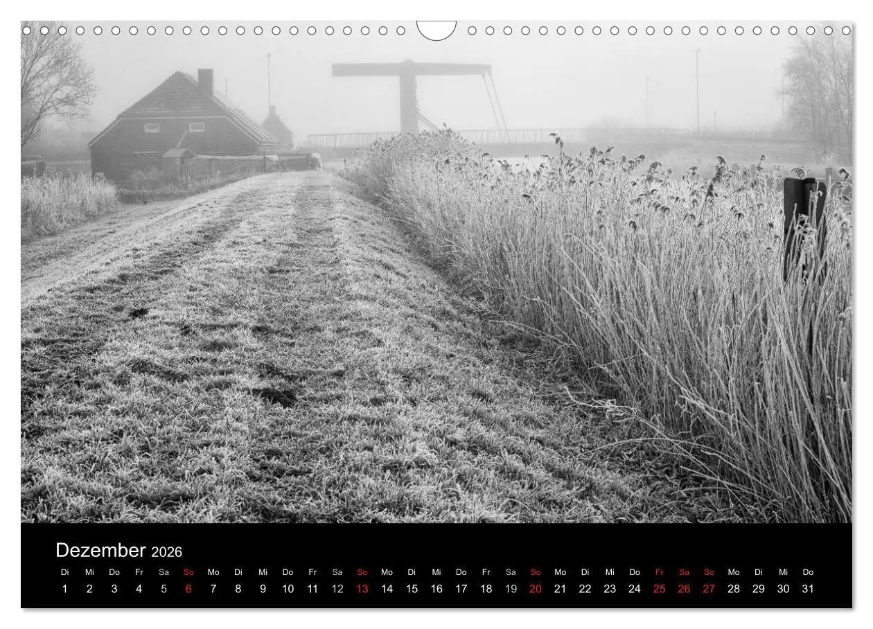 Bild: 9783457976180 | Ost-Friesische Schwarz-Weiß-Ansichten (Wandkalender 2026 DIN A3...