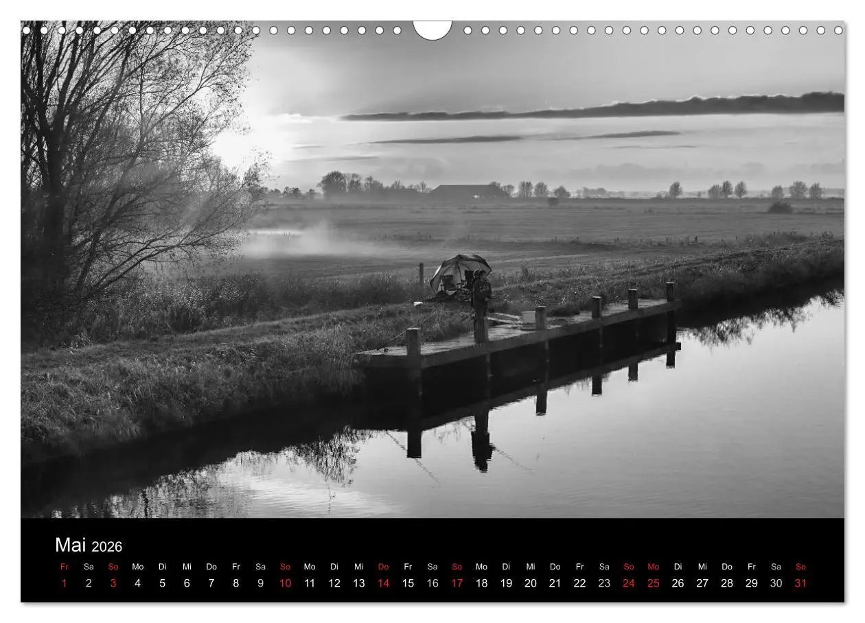 Bild: 9783457976180 | Ost-Friesische Schwarz-Weiß-Ansichten (Wandkalender 2026 DIN A3...