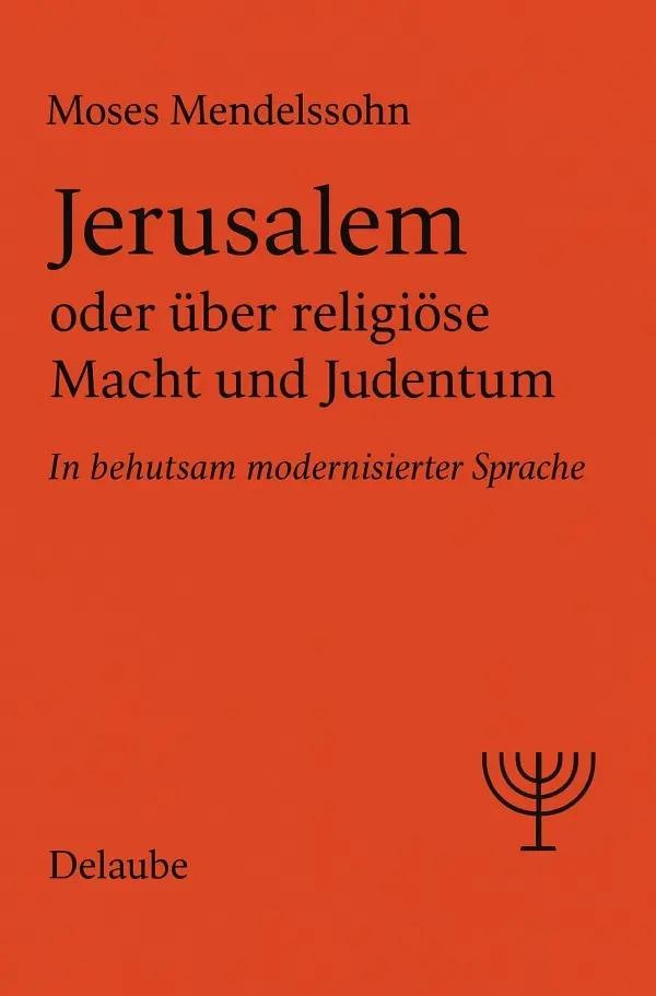 Cover: 9783565026180 | Jerusalem oder über religiöse Macht und Judentum | Moses Mendelssohn