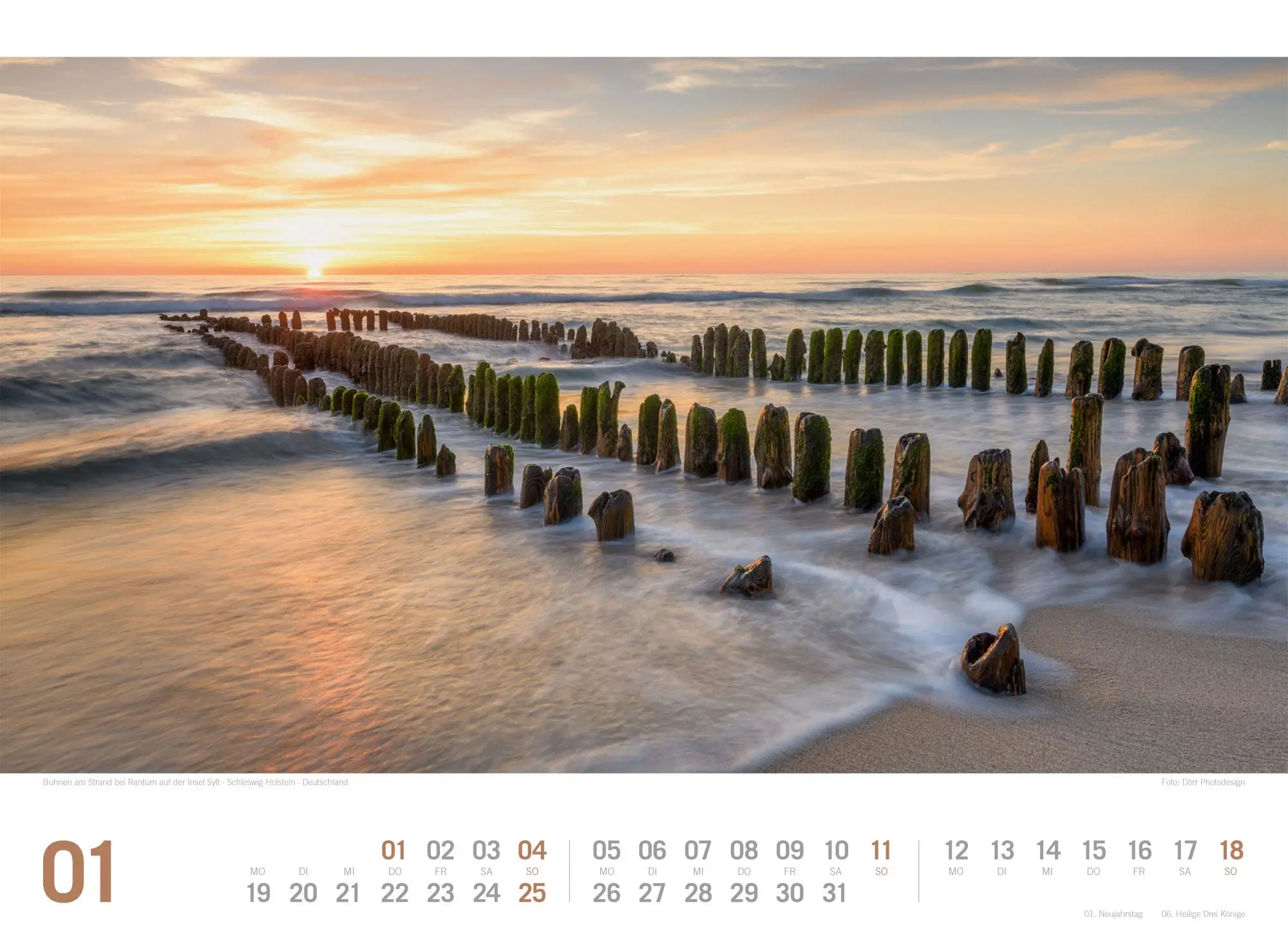 Bild: 9783838436180 | Nordsee ReiseLust Kalender 2026 von Ostfriesland bis nach Sylt | GmbH