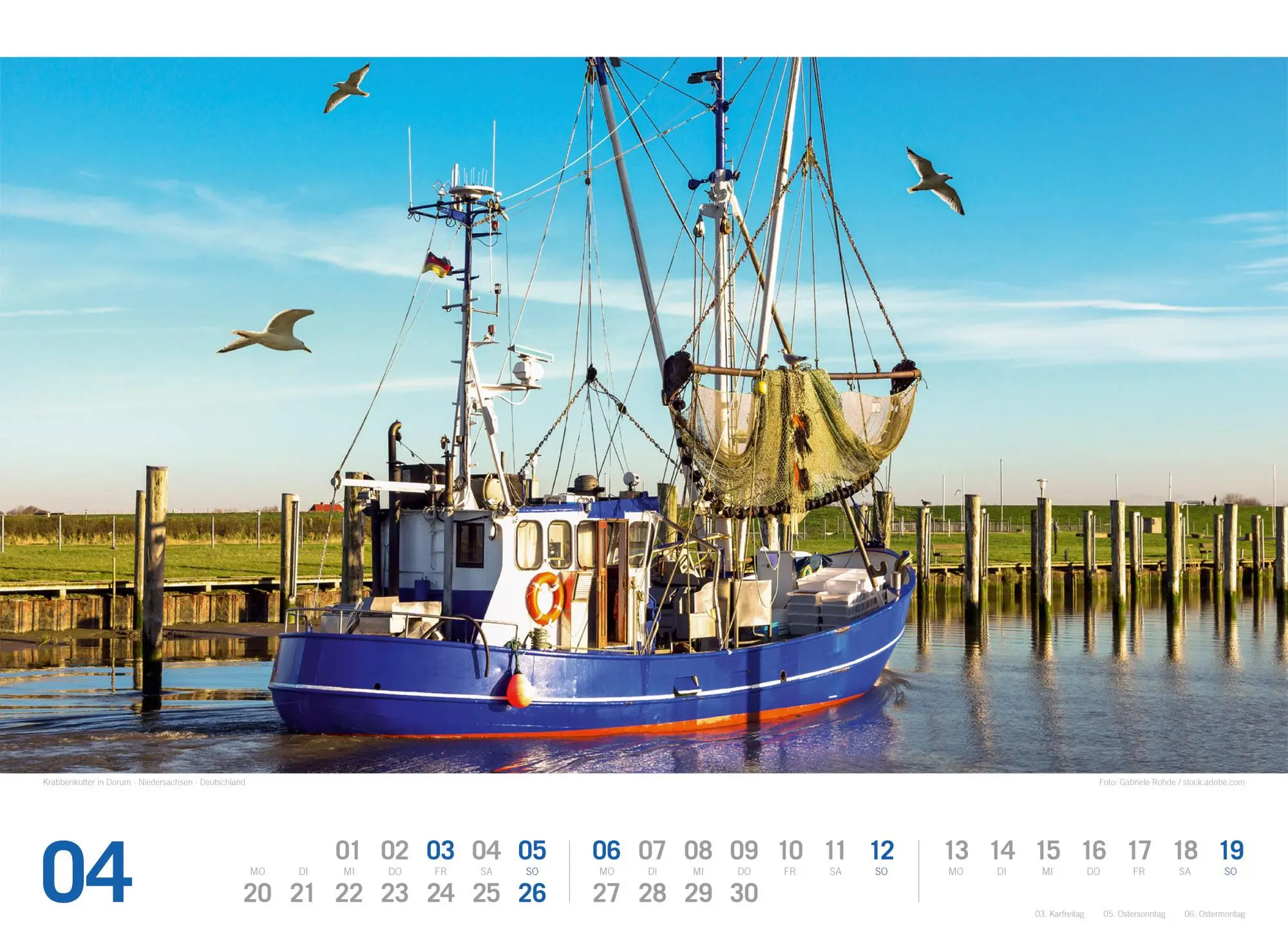 Bild: 9783838436180 | Nordsee ReiseLust Kalender 2026 von Ostfriesland bis nach Sylt | GmbH