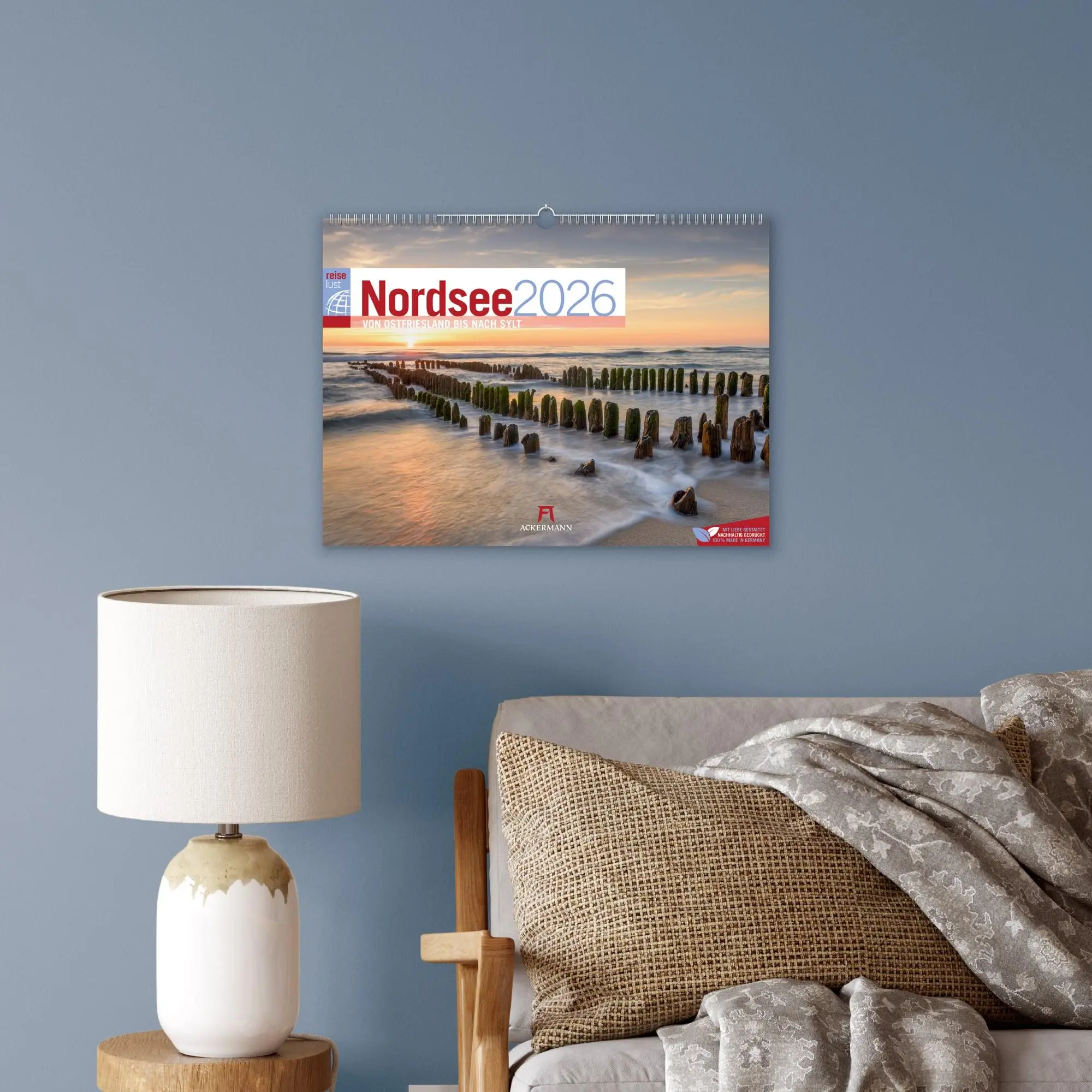 Bild: 9783838436180 | Nordsee ReiseLust Kalender 2026 von Ostfriesland bis nach Sylt | GmbH