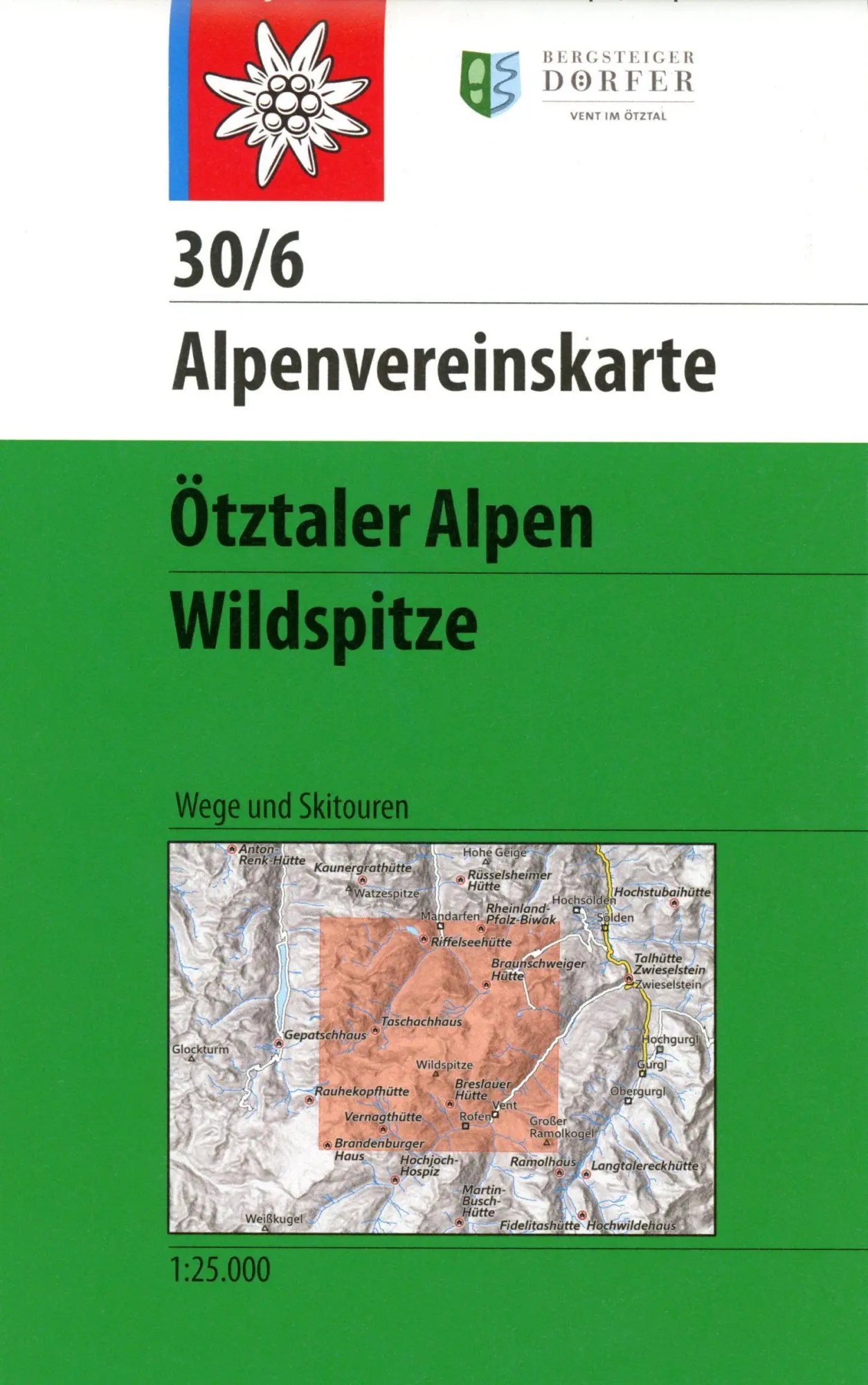 Cover: 9783948256180 | Ötztaler Alpen, Wildspitze | Österreichischer Alpenverein | Deutsch
