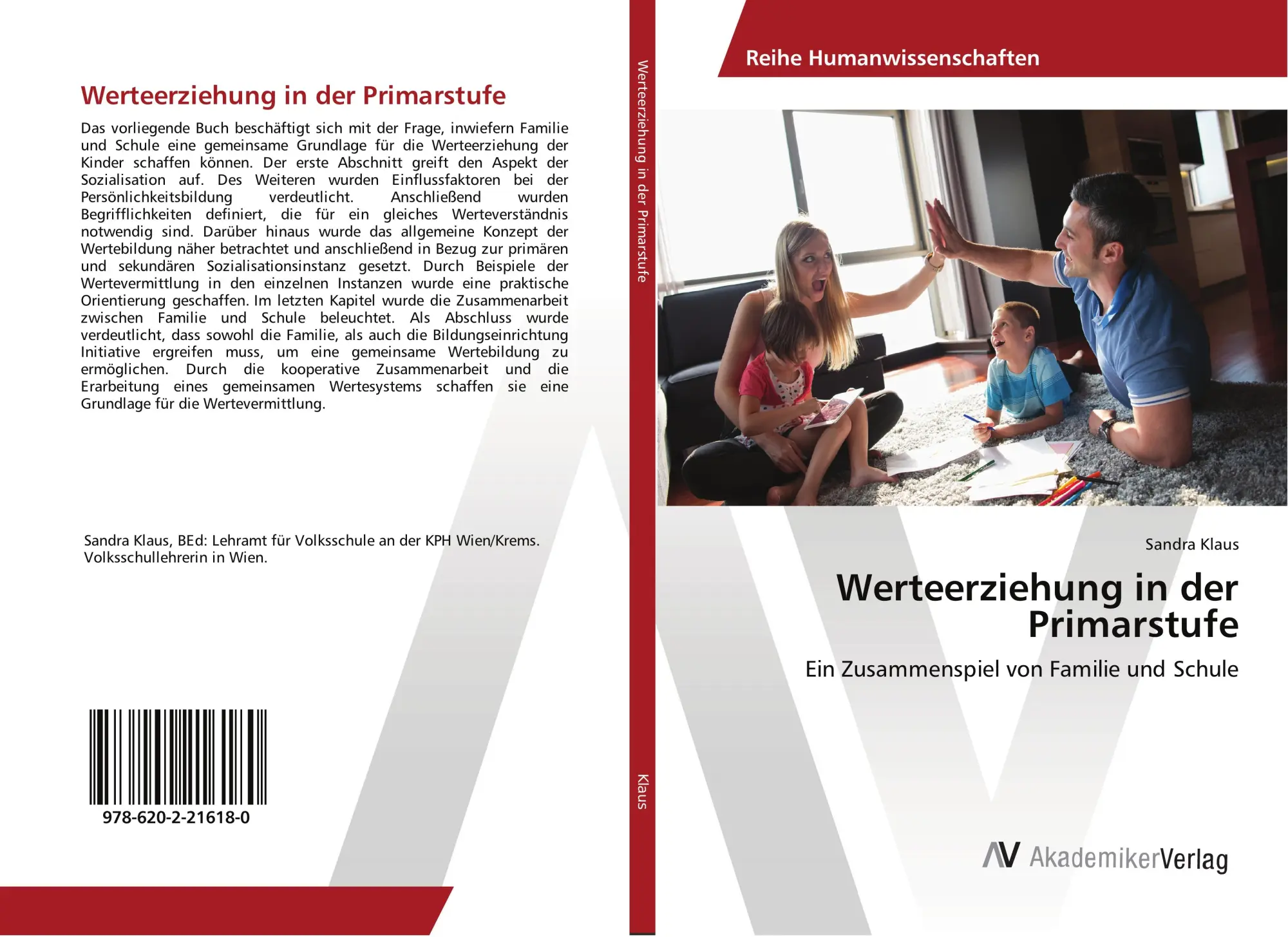 Cover: 9786202216180 | Werteerziehung in der Primarstufe | Sandra Klaus | Taschenbuch | 2018