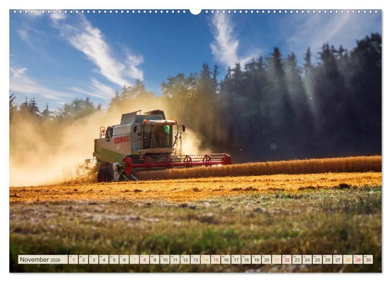 Bild: 9783457416280 | Mähdrescher - autonom unterwegs (hochwertiger Premium Wandkalender...