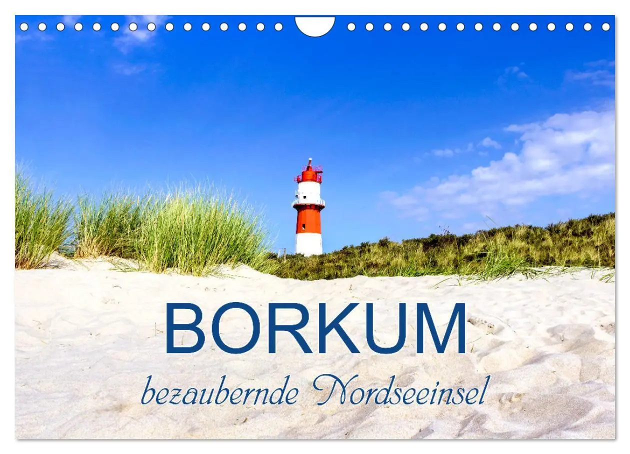 Cover: 9783457966280 | Borkum, bezaubernde Nordseeinsel (Wandkalender 2026 DIN A4 quer),...