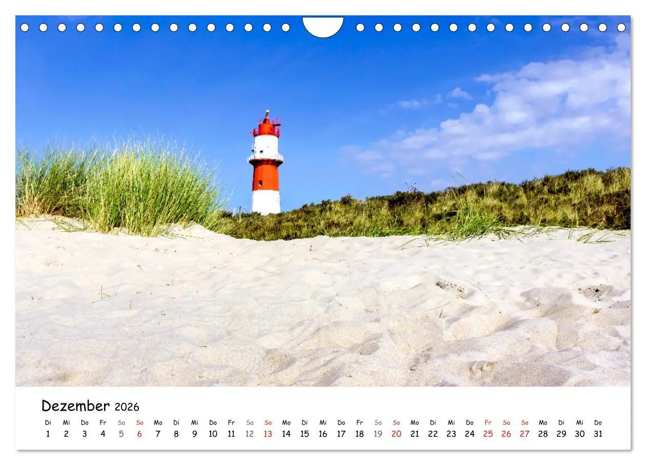 Bild: 9783457966280 | Borkum, bezaubernde Nordseeinsel (Wandkalender 2026 DIN A4 quer),...