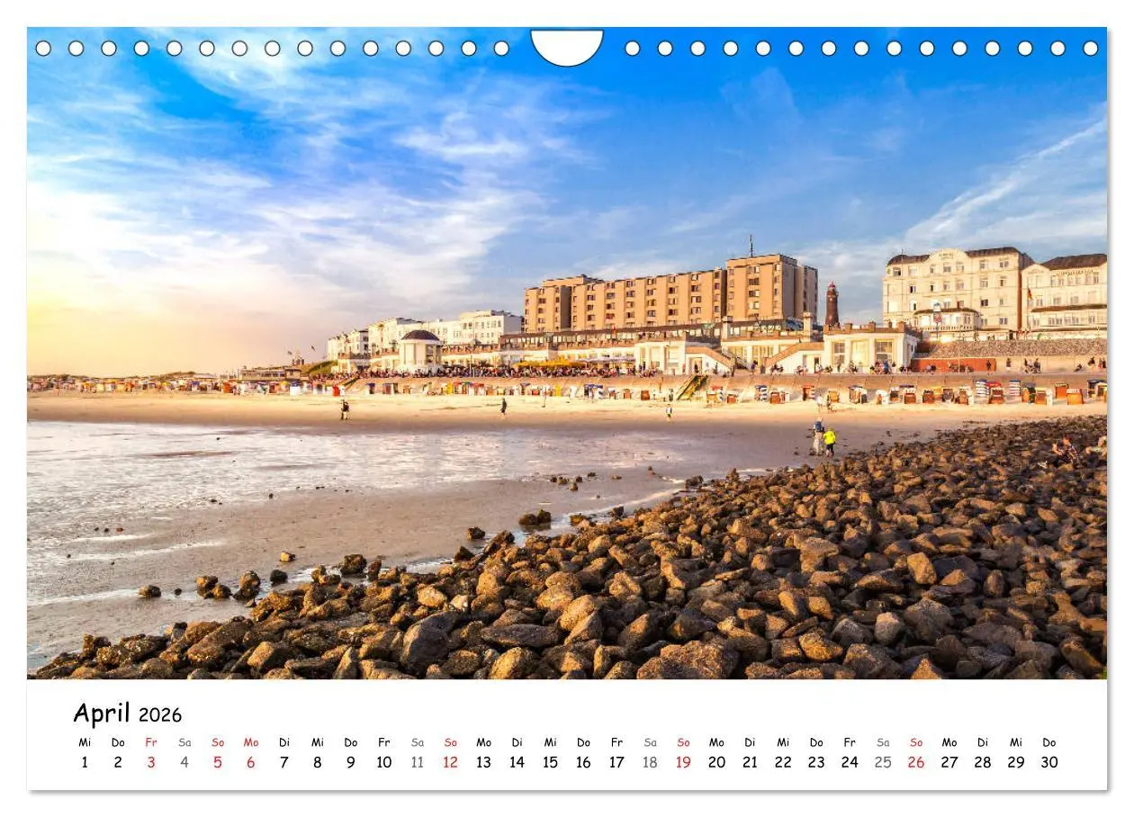 Bild: 9783457966280 | Borkum, bezaubernde Nordseeinsel (Wandkalender 2026 DIN A4 quer),...