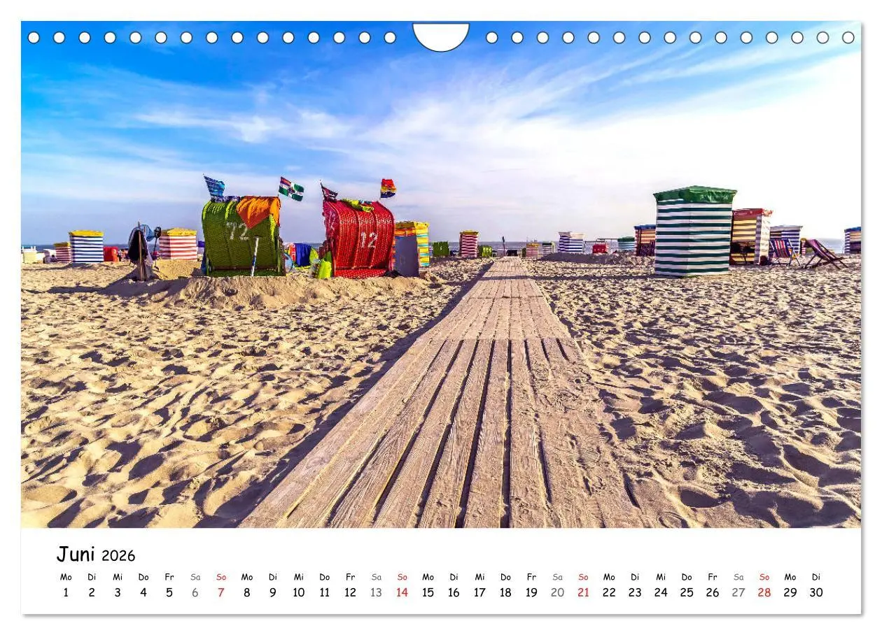 Bild: 9783457966280 | Borkum, bezaubernde Nordseeinsel (Wandkalender 2026 DIN A4 quer),...