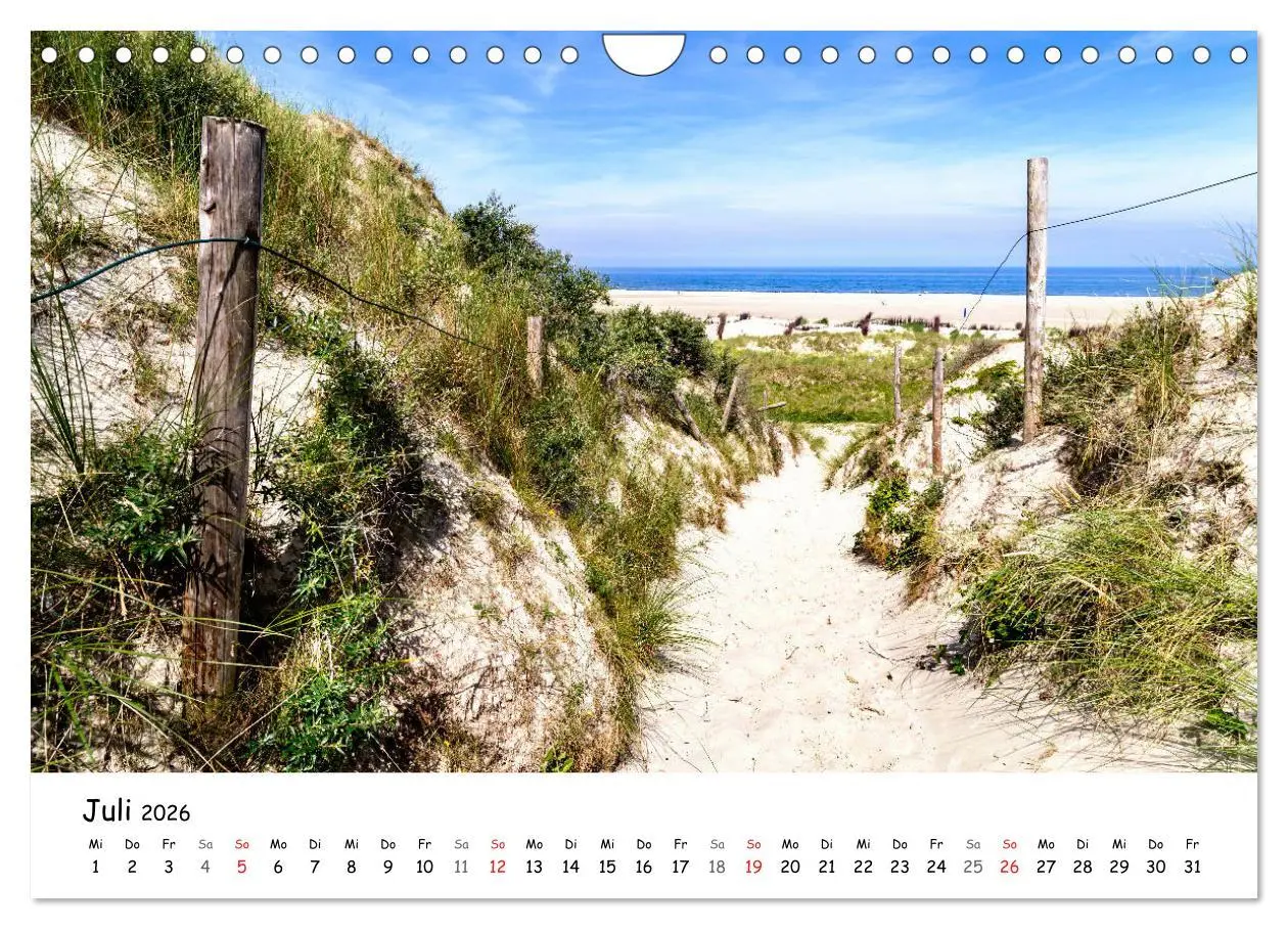 Bild: 9783457966280 | Borkum, bezaubernde Nordseeinsel (Wandkalender 2026 DIN A4 quer),...