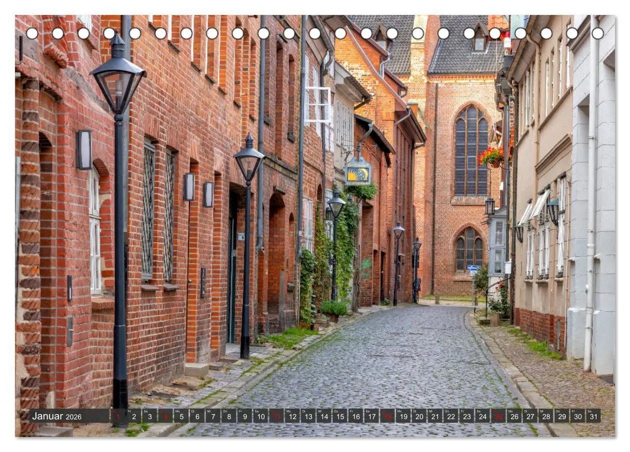 Bild: 9783516126280 | Lüneburg - Die Salz- und Hansestadt (Tischkalender 2026 DIN A5...