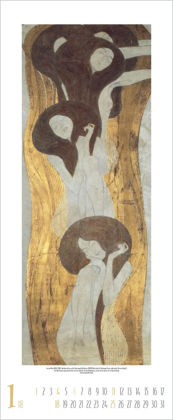 Bild: 9783731886280 | Gustav Klimt 2026 | Verlag Korsch | Kalender | Spiralbindung | 14 S.