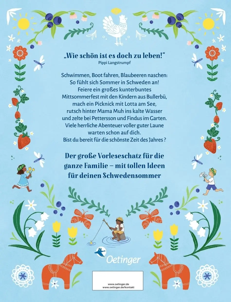 Rückseite: 9783751206280 | Sonne, Glück und Blaubeerduft | Astrid Lindgren (u. a.) | Buch | 2025