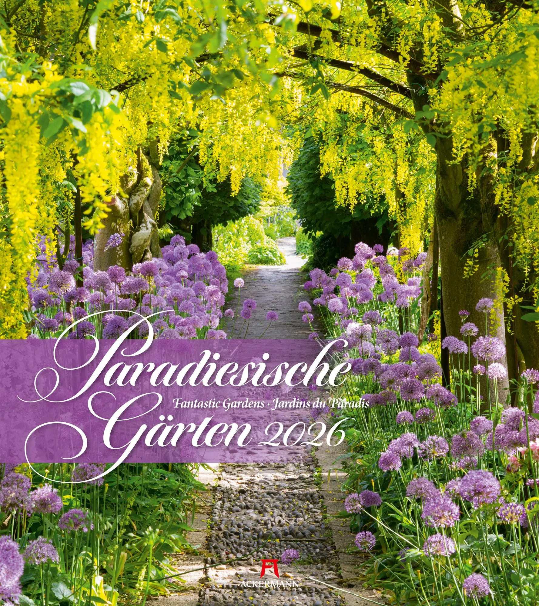 Cover: 9783838426280 | Paradiesische Gärten Kalender 2026 | Ackermann Kunstverlag GmbH | 2026
