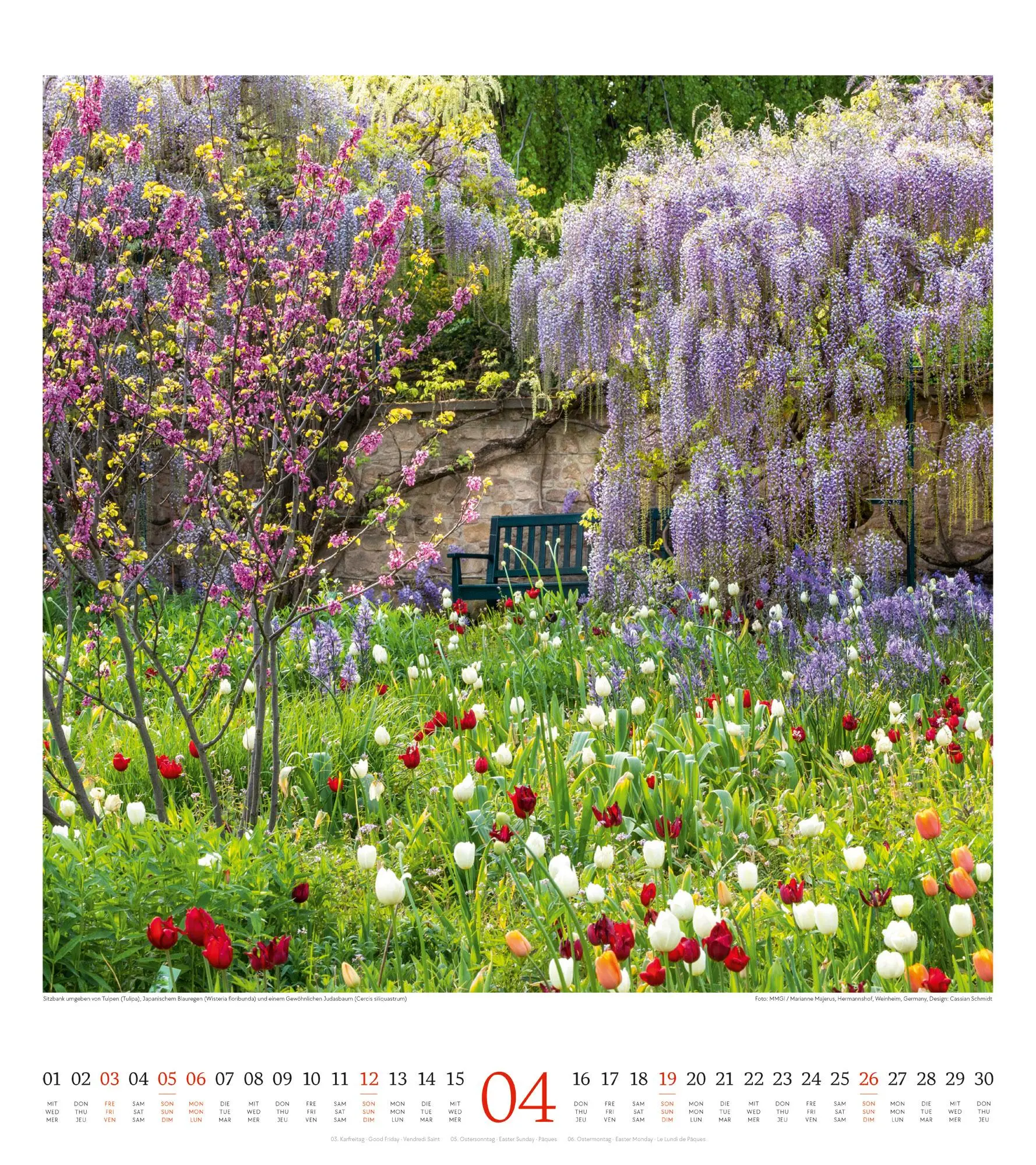 Bild: 9783838426280 | Paradiesische Gärten Kalender 2026 | Ackermann Kunstverlag GmbH | 2026